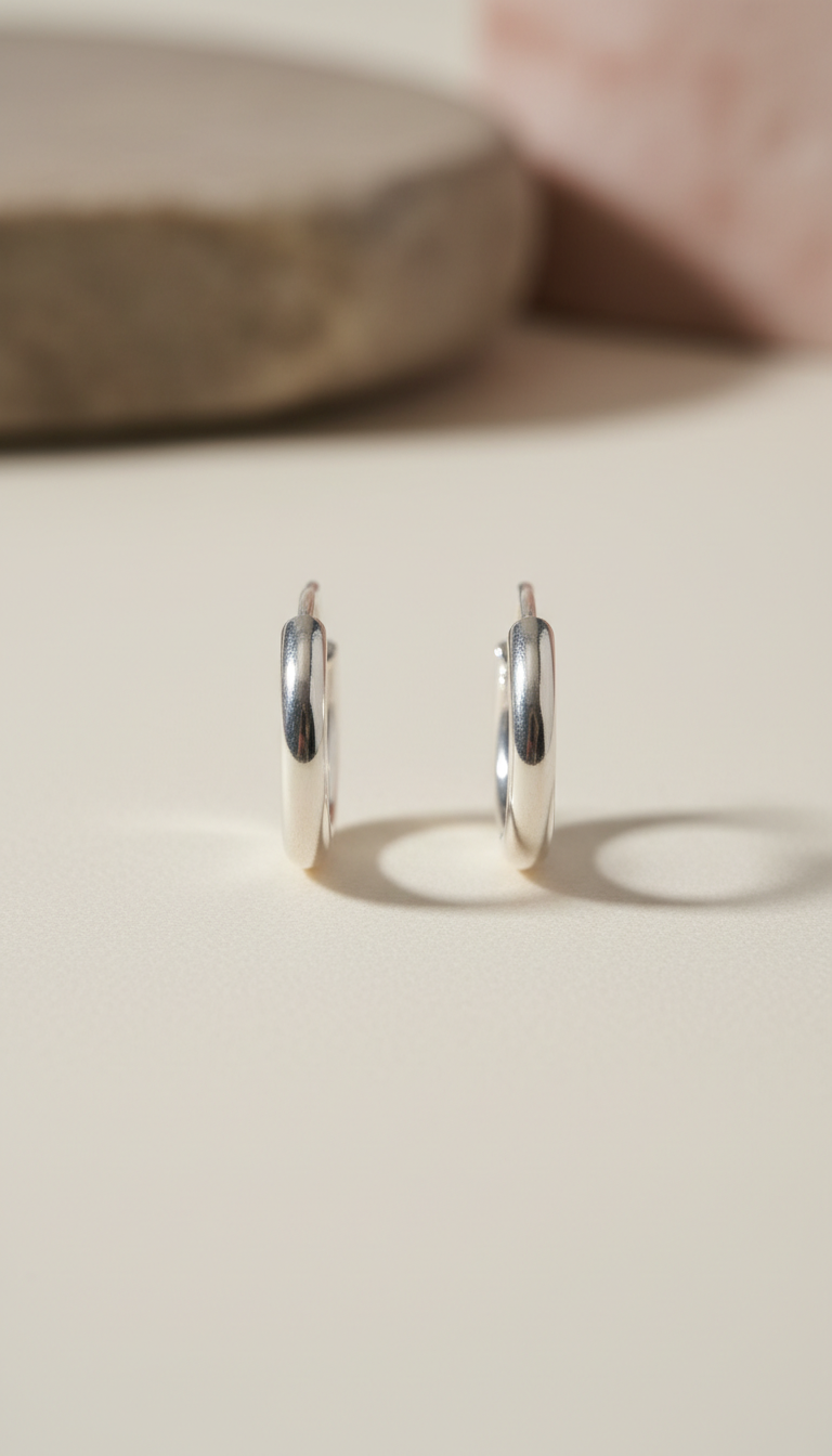 Sterling Silver Hoop Earrings