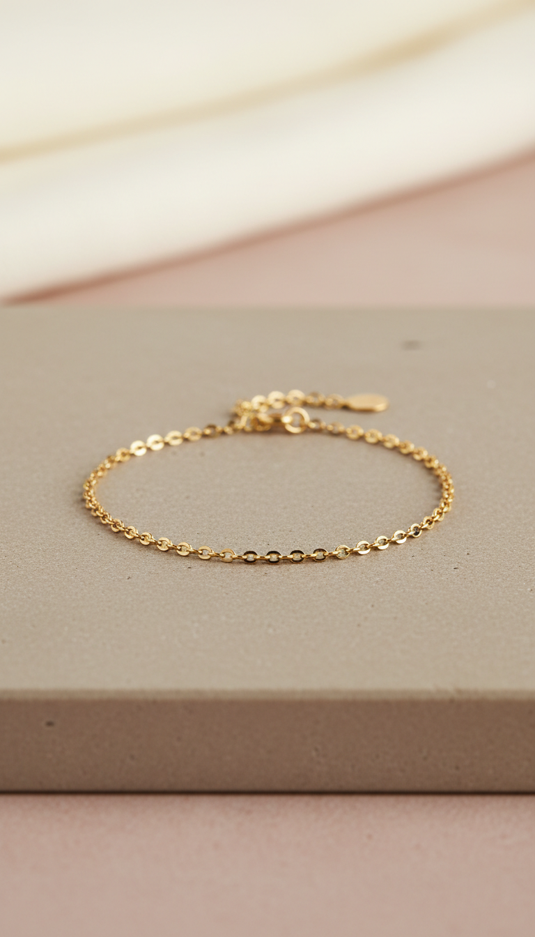Delicate Chain Bracelet Gold Vermeil